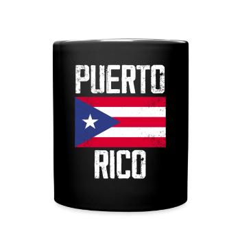 Puerto Rico - Mug uni - noir - Devant