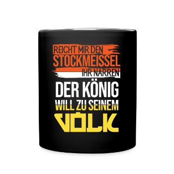 Hobbyimker Imker Bienen Flüsterer Imkern Honig - Tasse einfarbig - Schwarz - Vorne