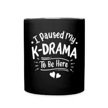 Drame K-drama coréen - Mug uni - noir - Devant