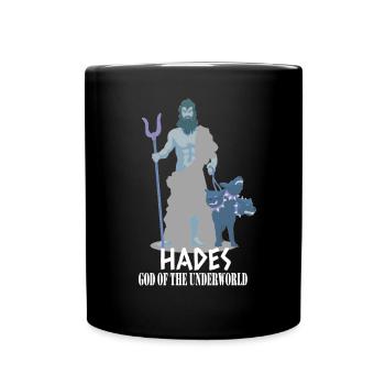 Greek Mythology Greek Gods Hades - Full Colour Mug - black - Front