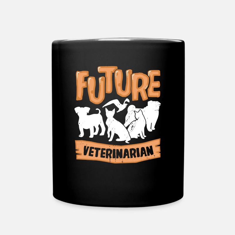 Zukünftiger Tierarzt Tiermedizin Student Geschenk - Tasse einfarbig - Schwarz