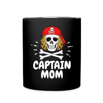 Pirat - Tasse einfarbig - Schwarz - Vorne