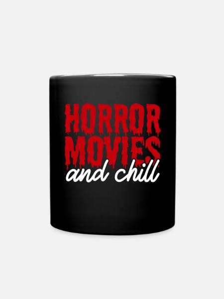 Horror-Filme - Tasse einfarbig - Schwarz