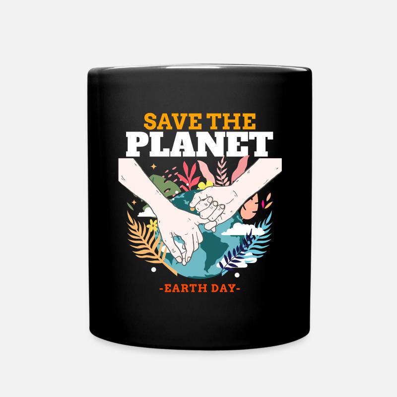 Sauver la Terre – Journée de la Terre - Mug uni - noir