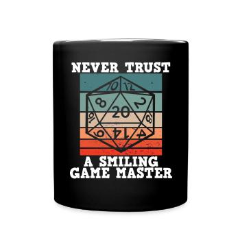 Game Master Dice RPG Dungeons Games Dice Game - Full Colour Mug - black - Front