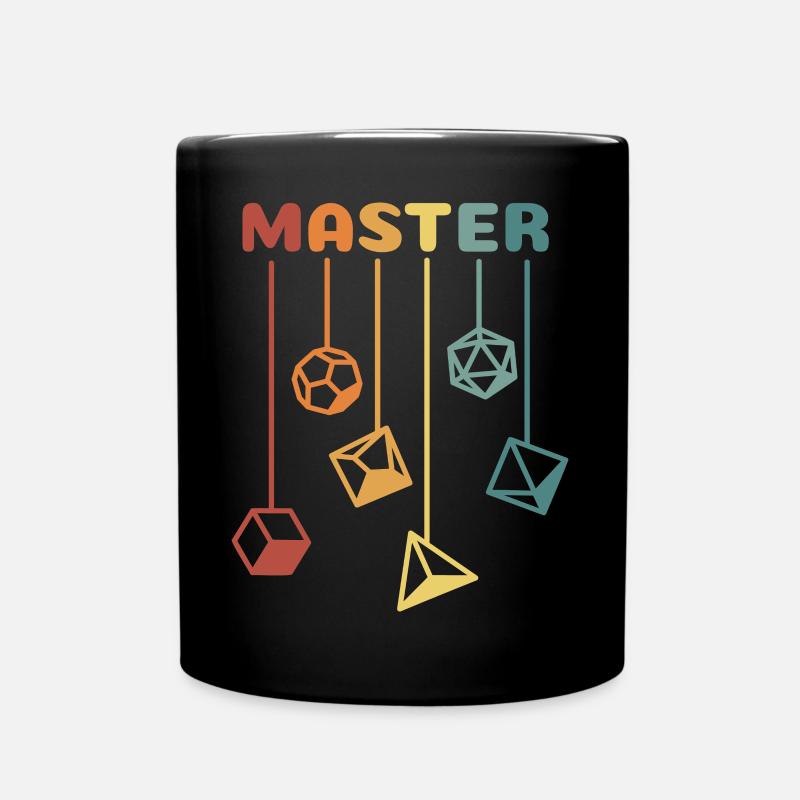 Game Master Dés RPG Dungeons Jeux De Craps - Mug uni - noir