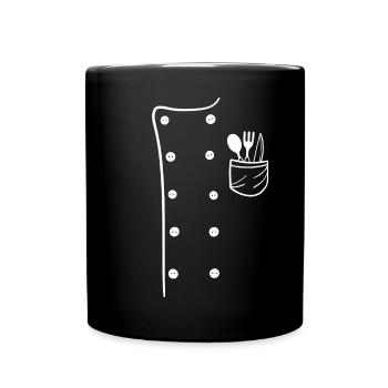 Koch - Mug uni - noir - Devant