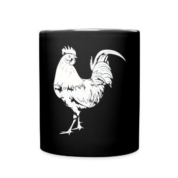Coq Poulet Coq - Mug uni - noir - Devant