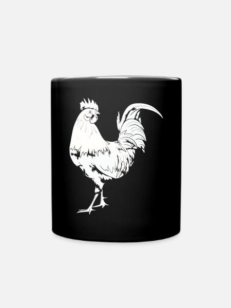 Coq Poulet Coq - Mug uni - noir