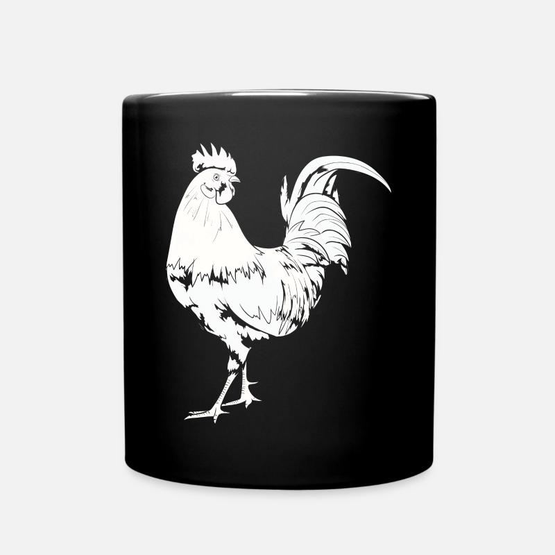 Coq Poulet Coq - Mug uni - noir