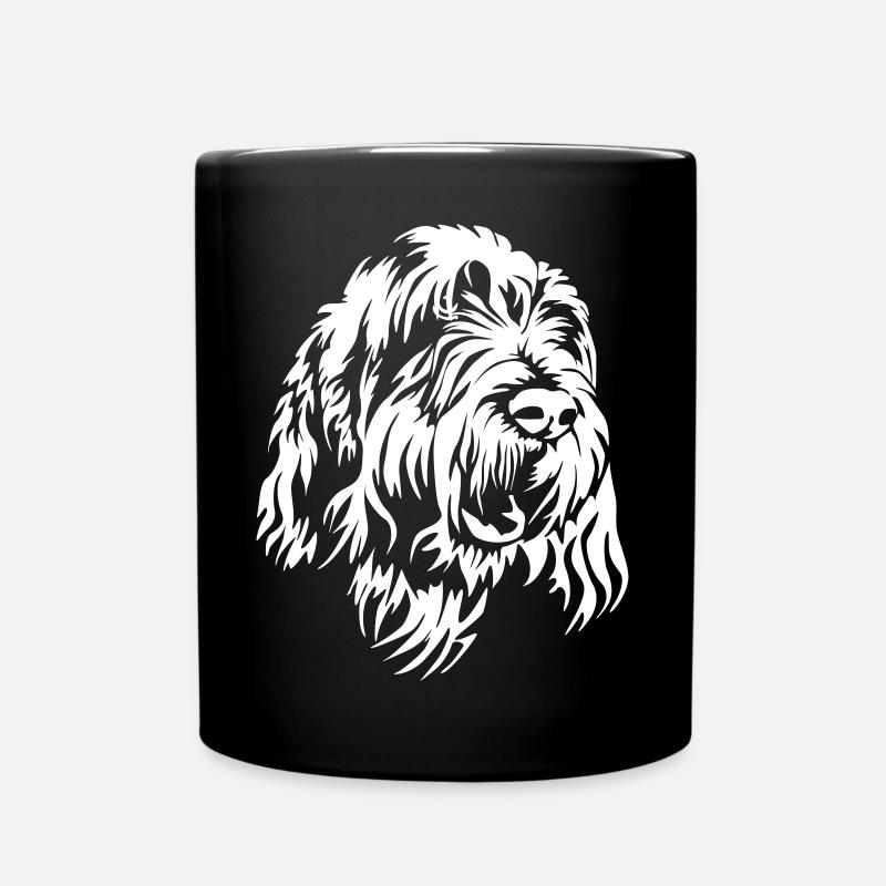 Spinone Italiano Head "Black Edition" - Tazza monocolore - nero