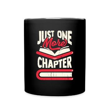 Read Chapter Books Reader's Bookworm Gift - Full Colour Mug - black - Front