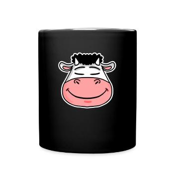 cow - Full Colour Mug - black - Front