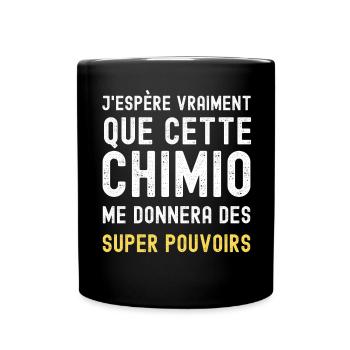 Humour de survie – Espérer des super-pouvoirs - Mug uni - noir - Devant