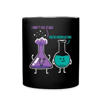 Chemistry Chemist Chemistry Teacher Saying Science - Full Colour Mug - black - Front