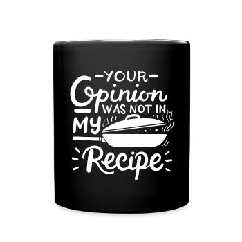 Cooking Recipe Cooking - Full Colour Mug - black - Front
