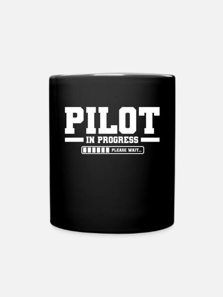 École de pilotage des élèves-pilotes - Mug uni - noir