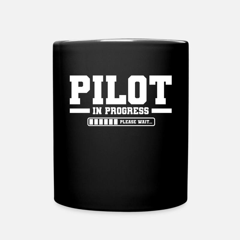 École de pilotage des élèves-pilotes - Mug uni - noir