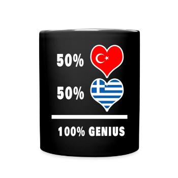 Greece and Turkey awesome / Gift - Full Colour Mug - black - Front