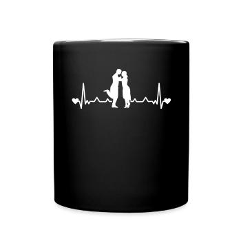 Tango Argentino Heartbeat Tango Vals - Full Colour Mug - black - Front