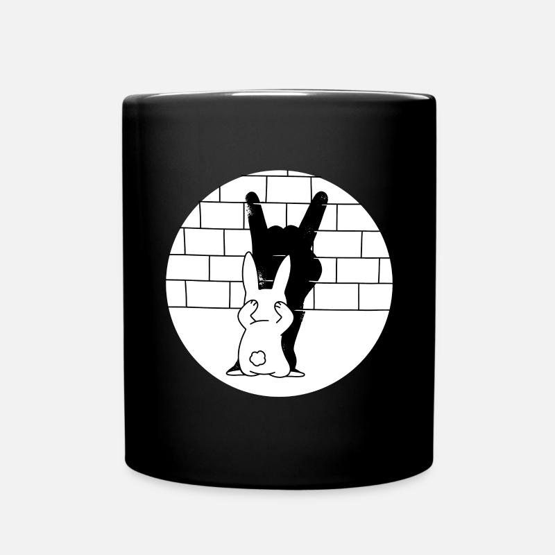 Méchant lapin de Pâques lapin de Pâques prison Rock musique - Mug uni - noir