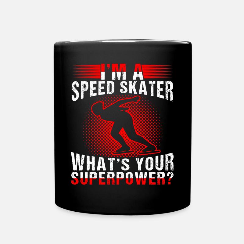 I'm A Speed Skater - Tasse einfarbig - Schwarz
