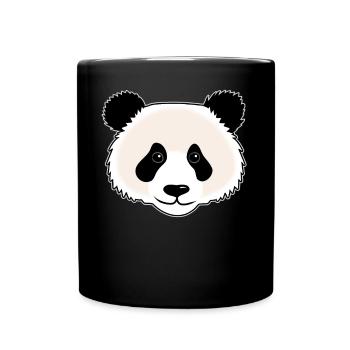 Big Panda Funny Gift Women's Men's Kids - Full Colour Mug - black - Front