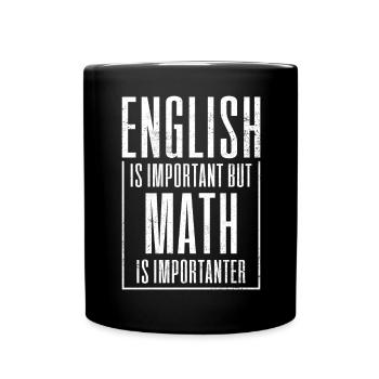 Mathematics Math Smath Teacher - Full Colour Mug - black - Front