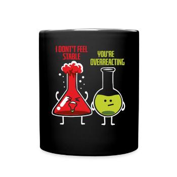 Chemistry Chemist Chemistry Teacher Saying Science - Full Colour Mug - black - Front
