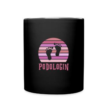 podiatrist - Full Colour Mug - black - Front