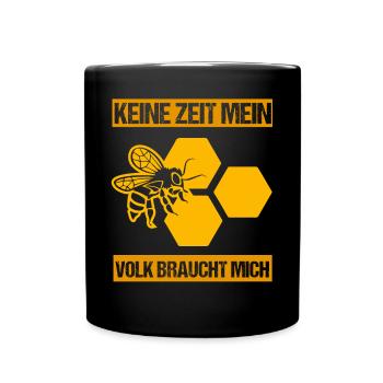 Hobbyimker Imker Bienen Flüsterer Imkern Honig - Tasse einfarbig - Schwarz - Vorne
