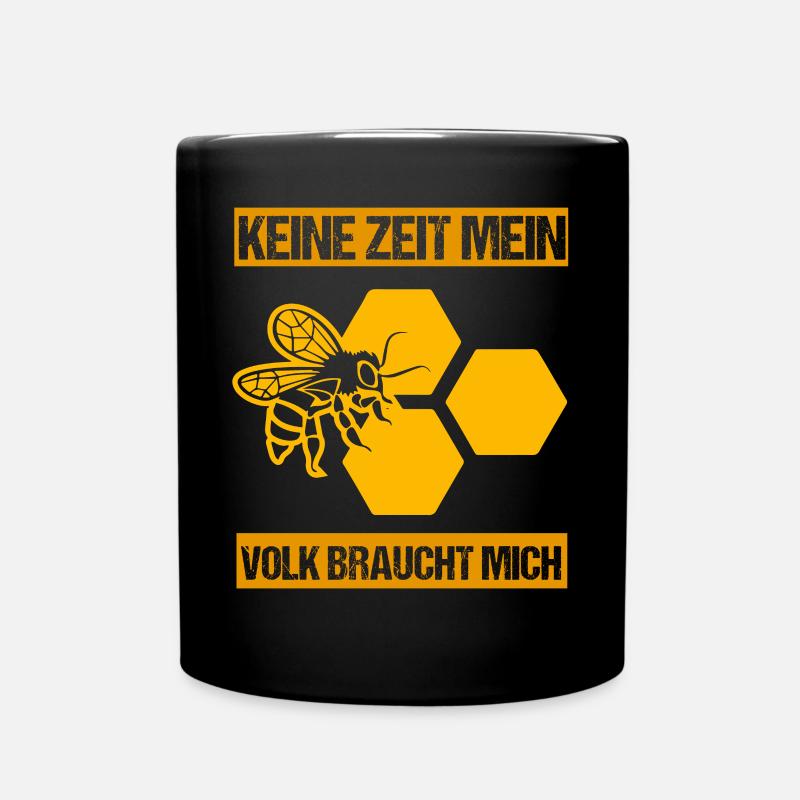 Hobbyimker Imker Bienen Flüsterer Imkern Honig - Tasse einfarbig - Schwarz