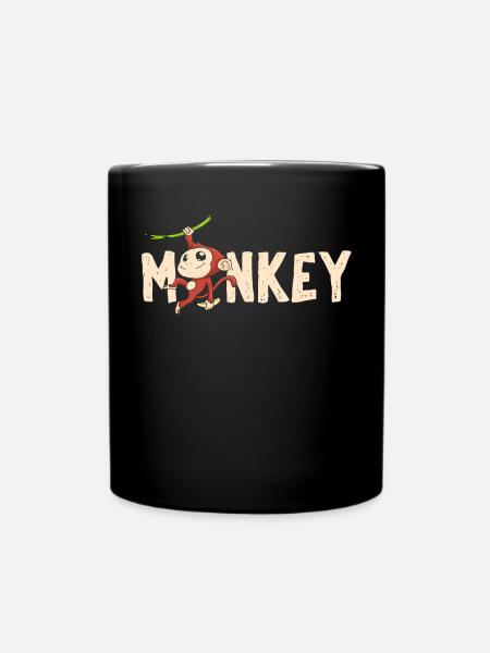 Singe Primate Singe - Mug uni - noir