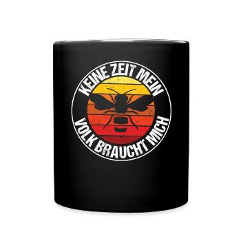 Beekeeping Beekeeping Funny Bees Funny - Full Colour Mug - black - Front