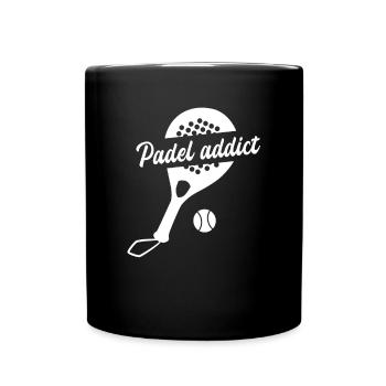 Padel Addict Paddleball Padel Tennis Platform - Full Colour Mug - black - Front