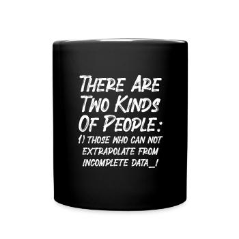 Données incomplètes Funny Science Nerd - Mug uni - noir - Devant