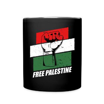 Free Palestine - Full Colour Mug - black - Front