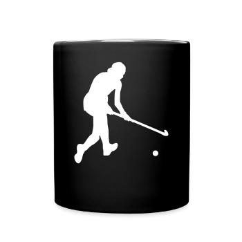 Hockey hockey de hockey cadeau de joueur équipe - Mug uni - noir - Devant
