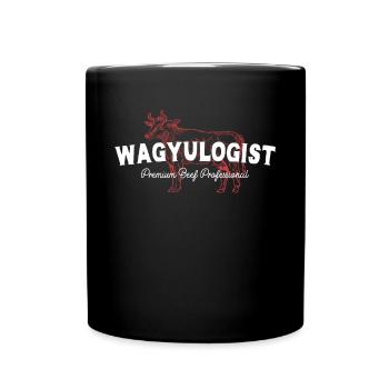 Wagyulogist Wagyu Beef GrillMaster Japan Steak - Full Colour Mug - black - Front