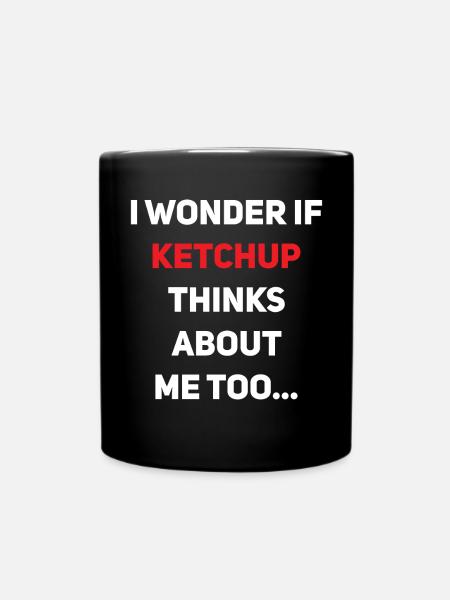 Ketchup Spice Tomato Sauce Ketchup Lovers - Full Colour Mug - black
