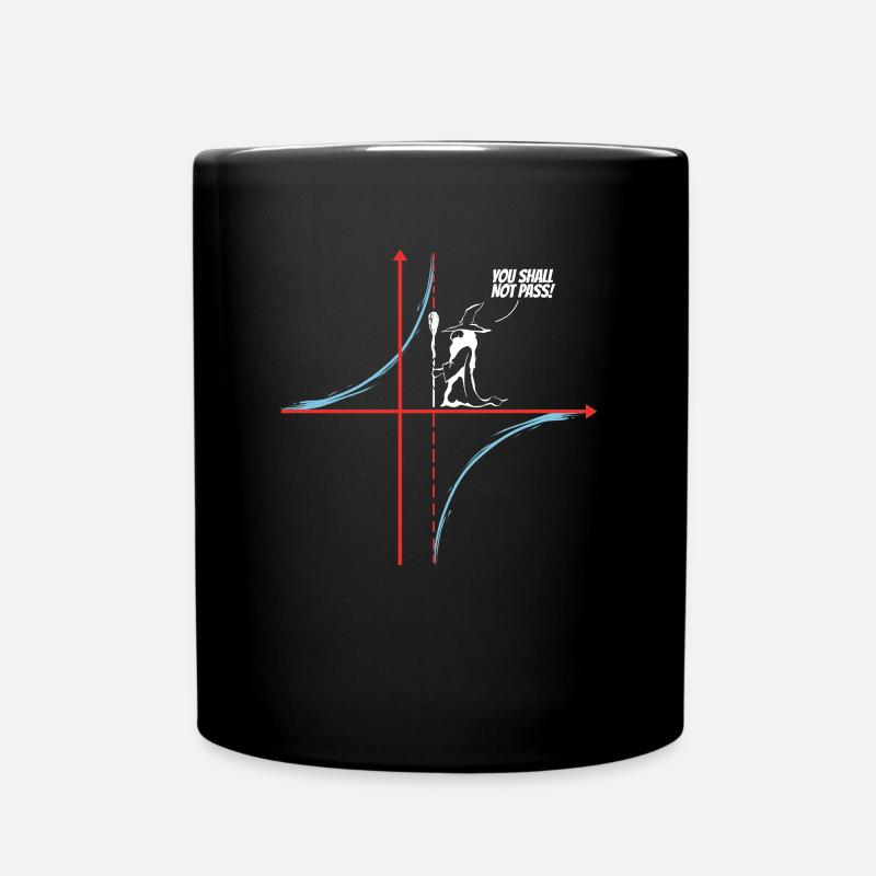 You Shall Not Pass - Mathematiker & Mathelehrer - Tasse einfarbig - Schwarz