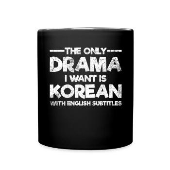 Drame coréen K-Drama - Mug uni - noir - Devant