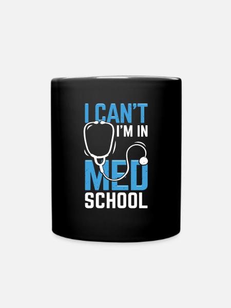 Medical Student Study Medical Student Gift - Full Colour Mug - black