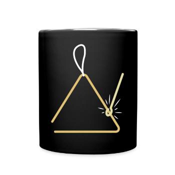Triangle Player - Full Colour Mug - black - Front