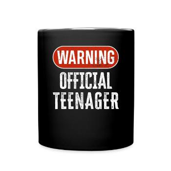 13th Birthday Boy Official Teenager - Full Colour Mug - black - Front