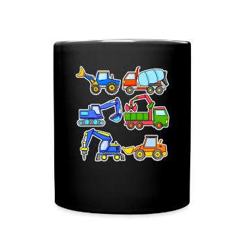 Chantiers - Mug uni - noir - Devant