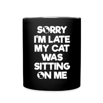 Gattino - Tazza monocolore - nero - Fronte