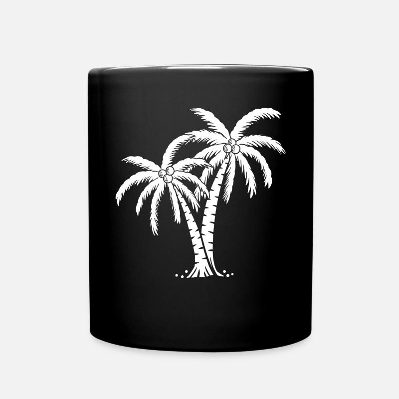 Palmier - Mug uni - noir