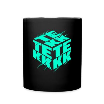 Tekk Music Hardtekk Musik & Raver - Full Colour Mug - black - Front