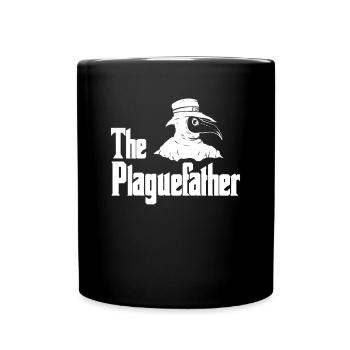 The Plaguefather Lustiger Mittelalter Pestarzt - Tasse einfarbig - Schwarz - Vorne